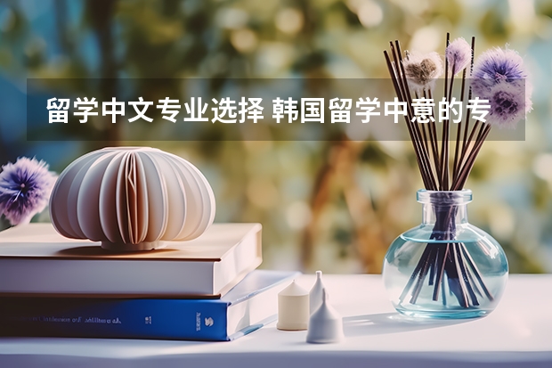 留学中文专业选择 韩国留学中意的专业选择哪所学校比较好