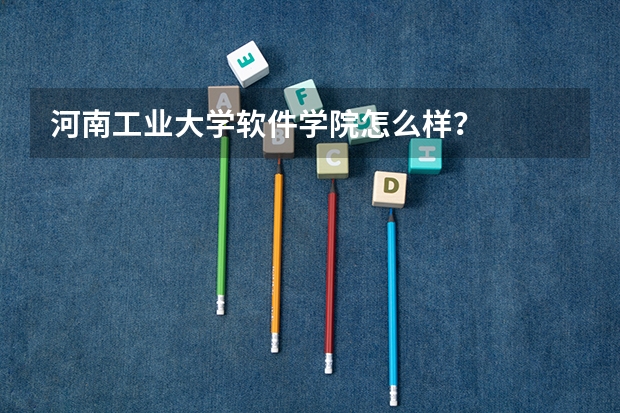 河南工业大学软件学院怎么样？