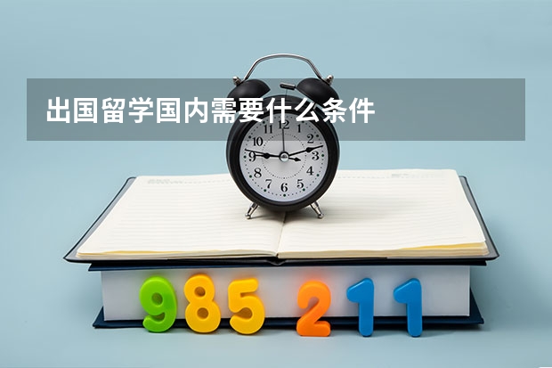 出国留学国内需要什么条件