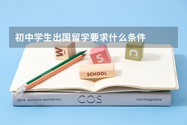 初中学生出国留学要求什么条件