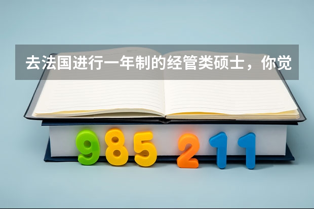 去法国进行一年制的经管类硕士，你觉得如何？