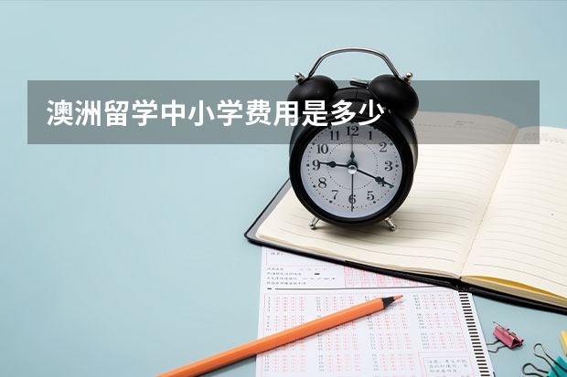 澳洲留学中小学费用是多少