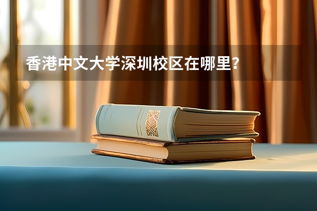 香港中文大学深圳校区在哪里？