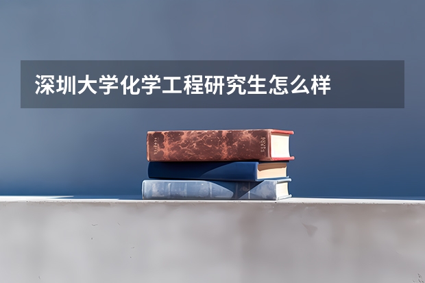 深圳大学化学工程研究生怎么样