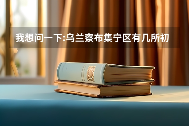 我想问一下:乌兰察布集宁区有几所初中学校，哪所较好，每所是的特点是什么？