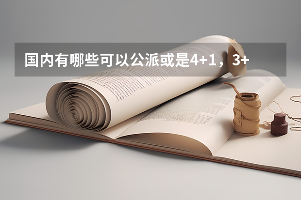 国内有哪些可以公派或是4+1，3+2类型的去法国留学的大学，文科专业？