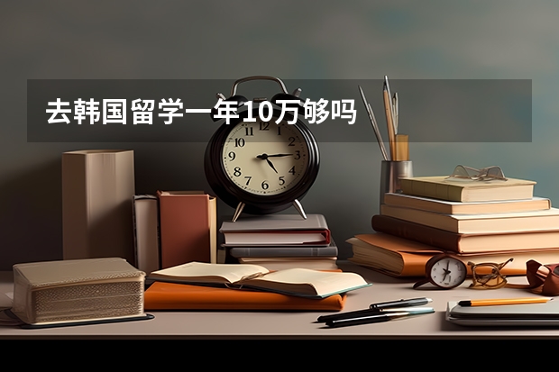 去韩国留学一年10万够吗