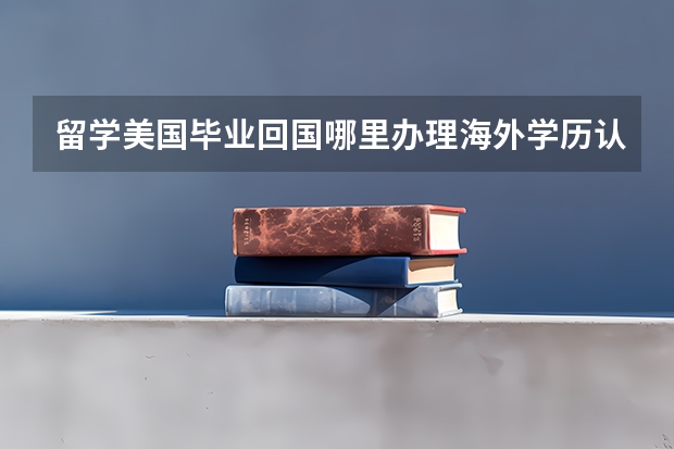 留学美国毕业回国哪里办理海外学历认证，就读东北大学毕业。