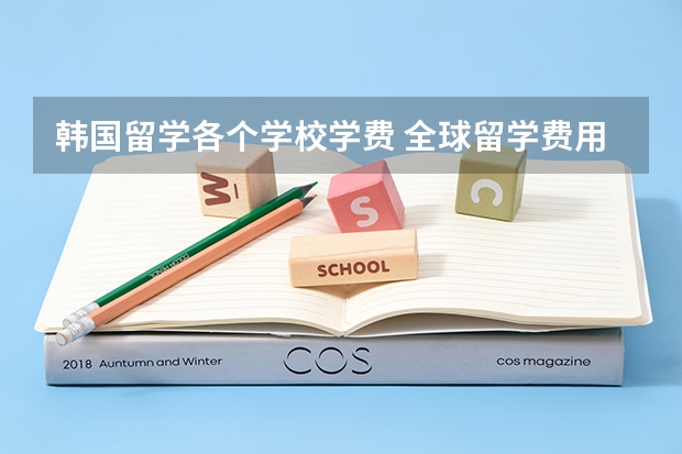 韩国留学各个学校学费 全球留学费用排名